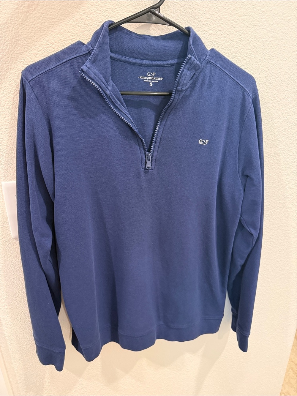 Vineyard Vines Boys Half-Zip Pullover Sweater - Navy Blue